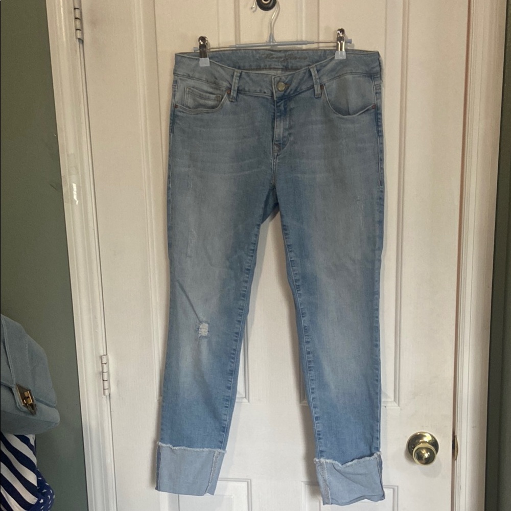 Mavi Blue Ankle Cropped Jeans